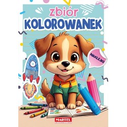 Zbiór kolorowanek z naklejkami