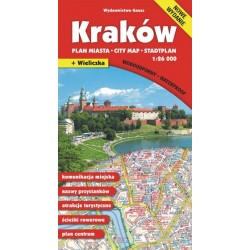 Kraków. Plan miasta...