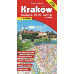 Kraków. Plan miasta