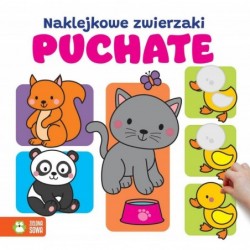 Naklejkowe zwierzaki. Puchate