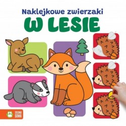 Naklejkowe zwierzaki. W lesie