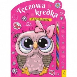 Tęczowa kredka. Sowa
