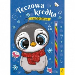 Tęczowa kredka. Pingwin
