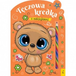 Tęczowa kredka. Miś