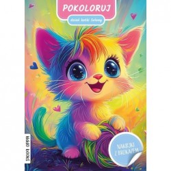 Pokoloruj dzień kotki Seleny