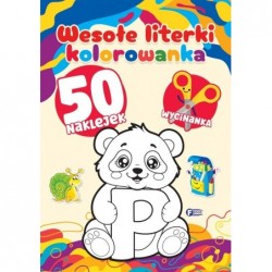 Wesołe literki. Kolorowanka