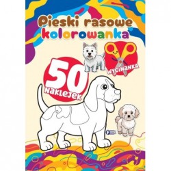 Pieski rasowe. Kolorowanka