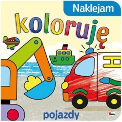 Naklejam, koloruję. Pojazdy