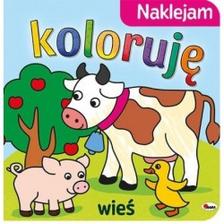 Naklejam, koloruję. Wieś