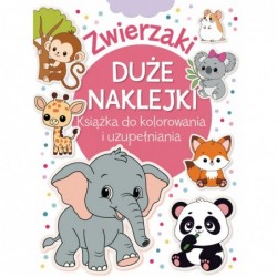 Zwierzaki. Duże naklejki....