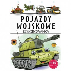 Pojazdy wojskowe. Kolorowanka