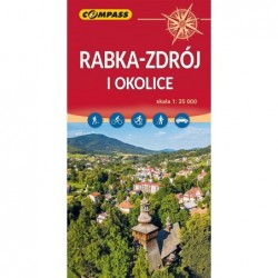 Rabka zdrój i okolice. Mapa...