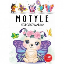 Motyle. Kolorowanka