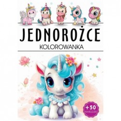 Jednorożce. Kolorowanka