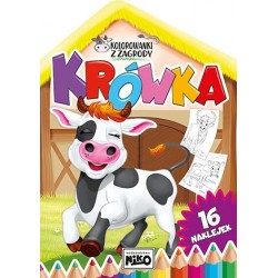 Krówka. Kolorowanki z zagrody