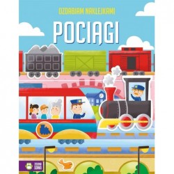 Ozdabiam naklejkami. Pociągi