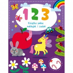 123. Książka pełna naklejek...