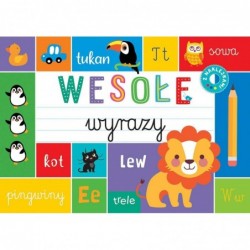 Wesołe wyrazy. Blok z tekturą