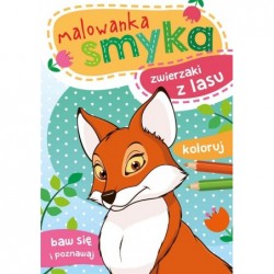 Malowanka smyka. Zwierzaki...