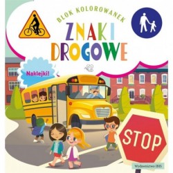 Blok kolorowanek. Znaki...