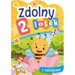 Zdolny 2-latek z naklejkami