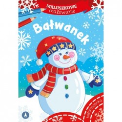 Maluszkowe malowanie. Bałwanek