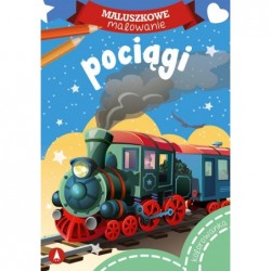 Maluszkowe malowanie. Pociągi