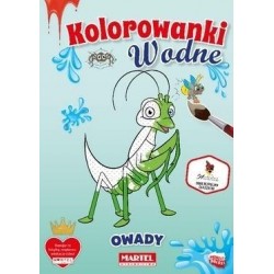Kolorowanka wodna Owady
