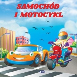 Samochód i motocykl kartonik