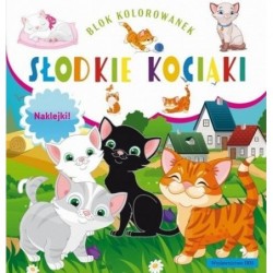 Blok kolorowanek. Słodkie...