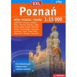 Poznań XXL Atlas miasta i...