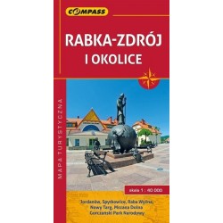 Rabka-Zdrój i okolice. Mapa...