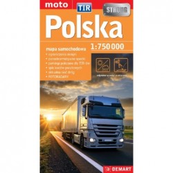Polska. Mapa samochodowa...