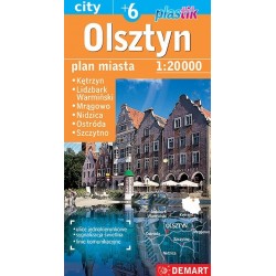 Olsztyn. Plan miasta...