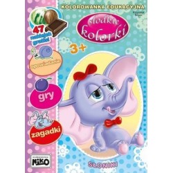 Słodkie kolorki. Słoniki