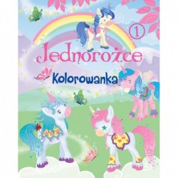 Jednorożce. Kolorowanka 1