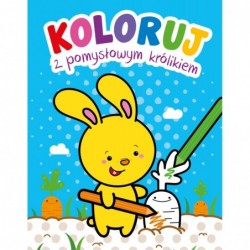 Koloruj z pomysłowym królikiem