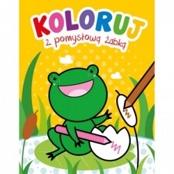 Koloruj z pomysłową żabką