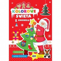 Kolorowe Święta z choinką