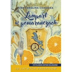 Lampart w pomarańczach....