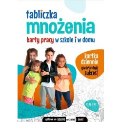 Tabliczka mnożenia. Karty...