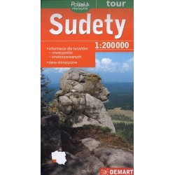 Sudety. Mapa turystyczna w...