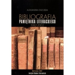 Bibliografia pamiętnika...