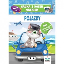 Pojazdy. Nauka z kotem Maćkiem