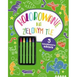 Kolorowanie na zielonym tle