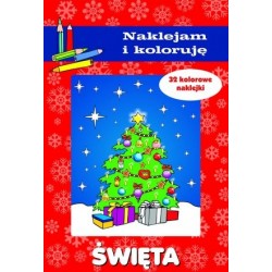 Święta. Naklejam i koloruję