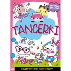 Tancerki. Kolorowe naklejki