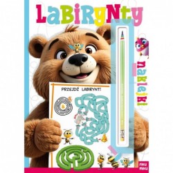 Labirynty z tęczowym ołówkiem