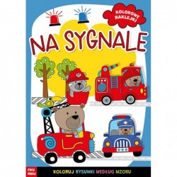 Na sygnale. Kolorowe naklejki