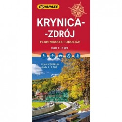 Krynica-Zdrój. Plan miasta...